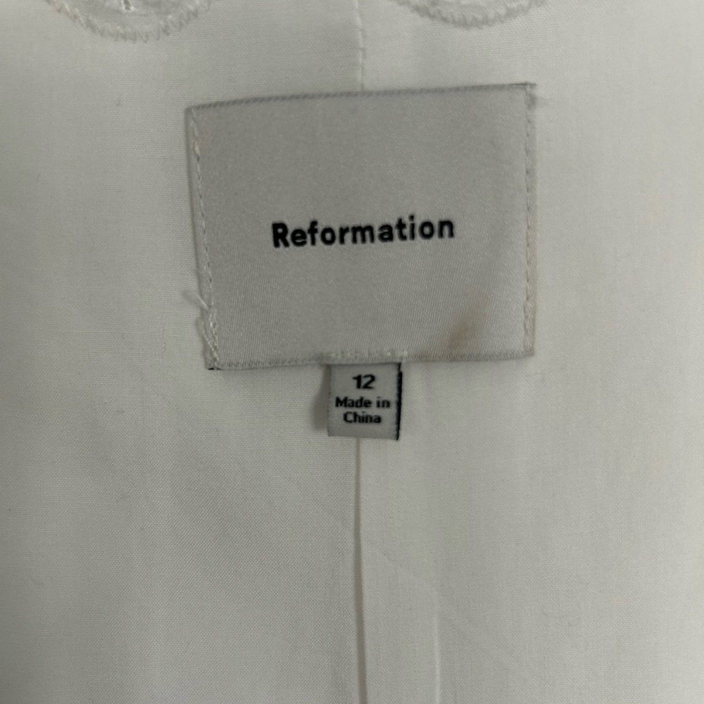 Reformation NEW Anabella Linen Mini Dress - Picture 5 of 7